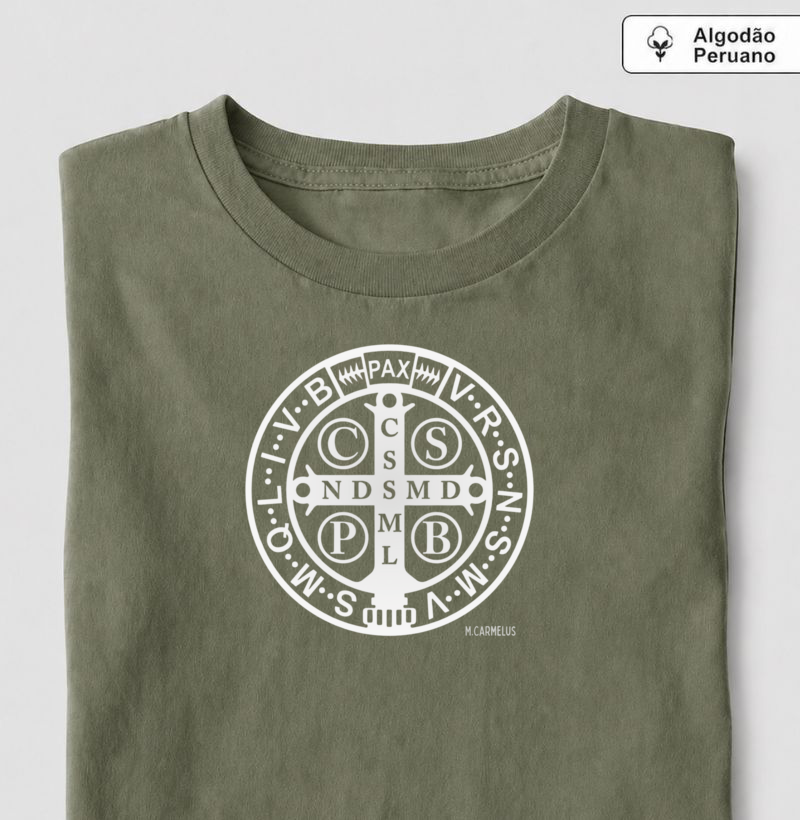 Camiseta Medalha de São Bento - Imagem 4