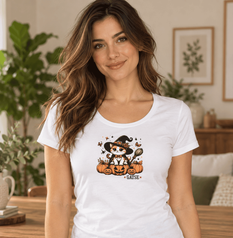 Gatinha Laranja Bruxinha - Imagem 2
