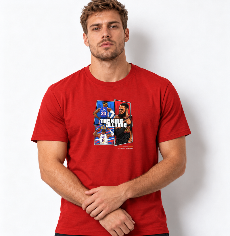 Camiseta Masculina LJ— The King All Time - Imagem 3