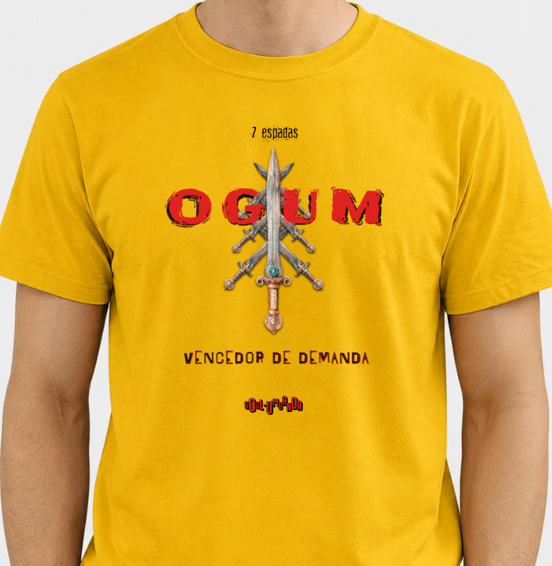 camiseta OGUM vencedor de demanda masculina - Imagem 3