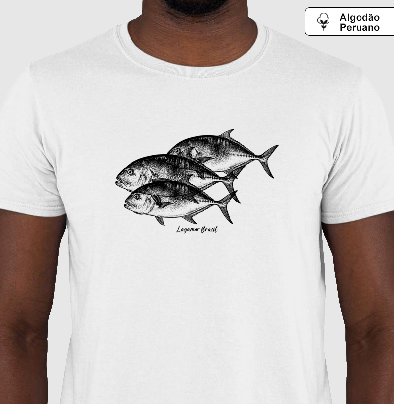 Camiseta Xaréu em algodão peruano - Imagem 4