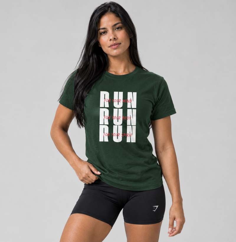 Camiseta 100% Algodão RUN RUN RUN – Amar Correr | Camiseta Running Premium - Imagem 3