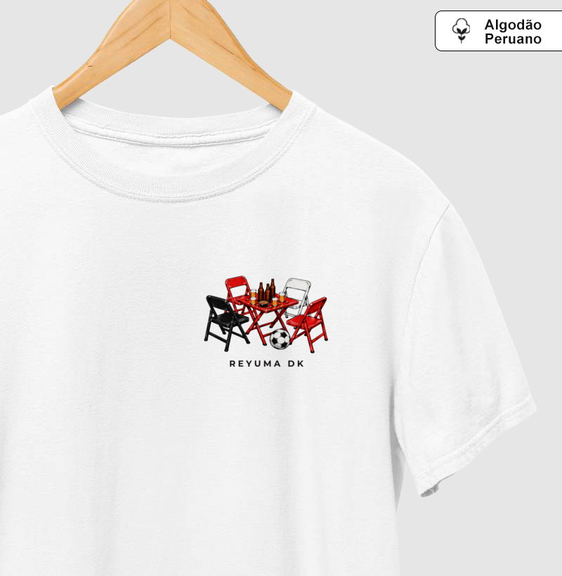 "Boteco e Resenha"- Futebol - Camiseta Algodão Peruano Masculina, Feminina e Babylook - Imagem 3