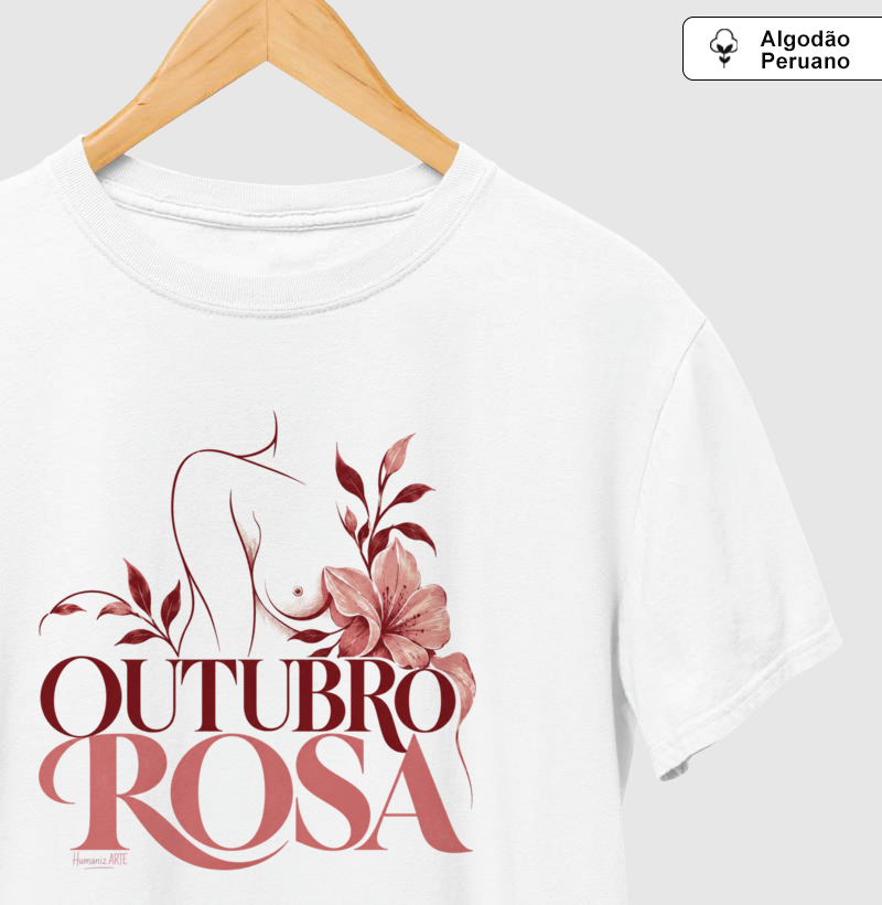 Outubro ROSA Algodão Peruano - Imagem 2