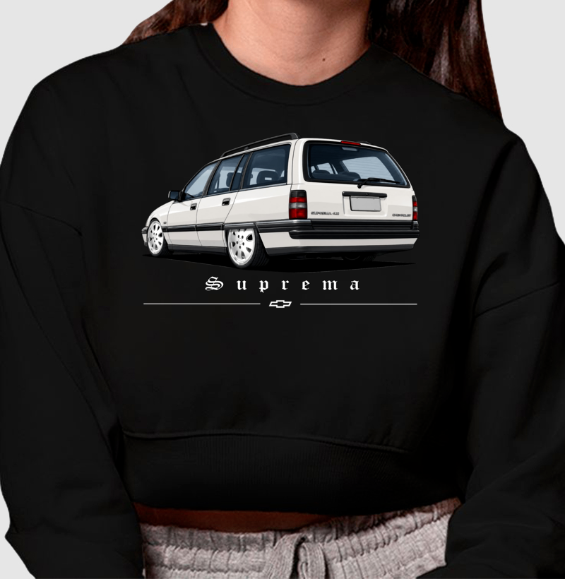 Moletom cropped feminino Ômega Suprema - Imagem 3