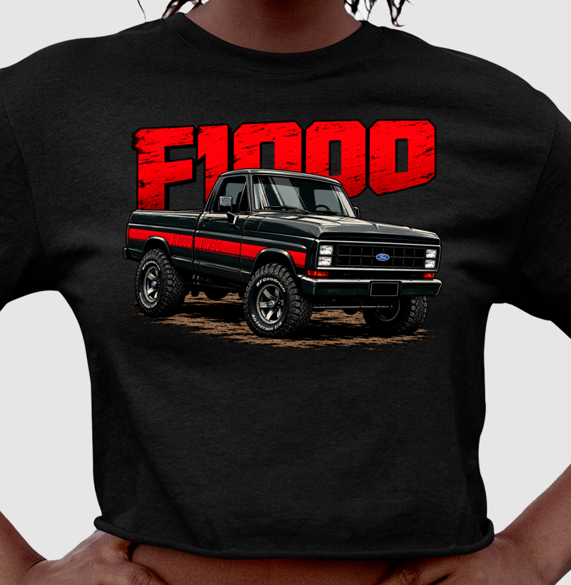 Camiseta cropped feminina F1000 - Imagem 2