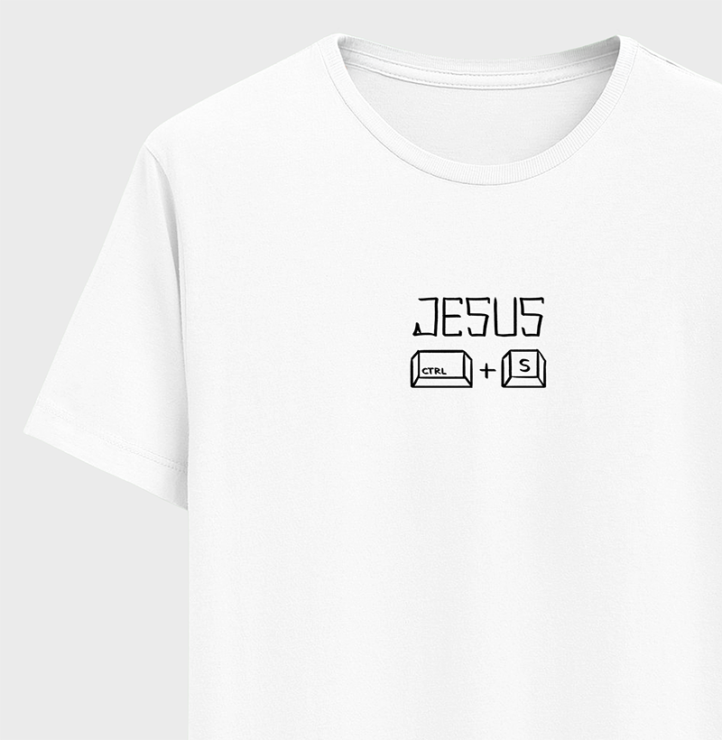 Camiseta JESUS SALVA (CTRL+S) - Imagem 2