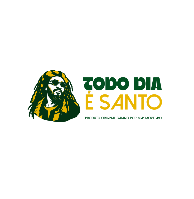 Camiseta Oversized Todo dia é santo! Coleção Reggae. Unissex. Algodão Premium. - Imagem 2