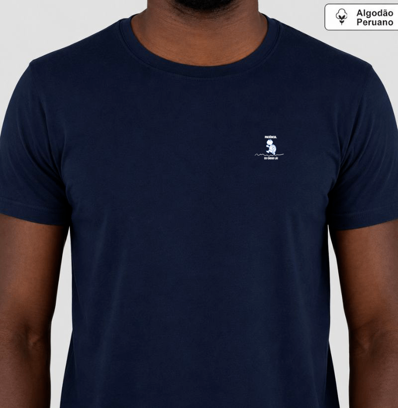Camiseta Algodão Peruano Paciência, eu chego lá! - Imagem 3