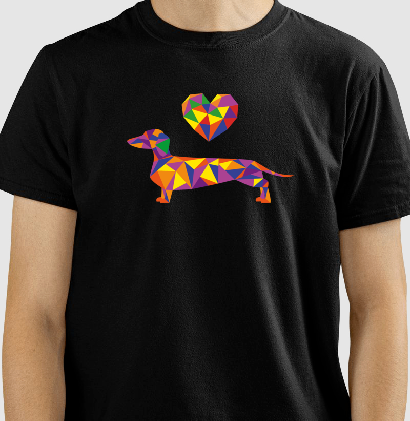 Dachshund Colorful Love - Imagem 3