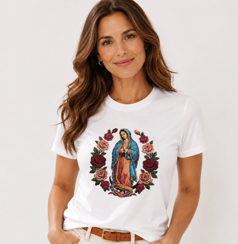 Nossa Senhora de Guadalupe - Floral Cores Vivas - Imagem 2
