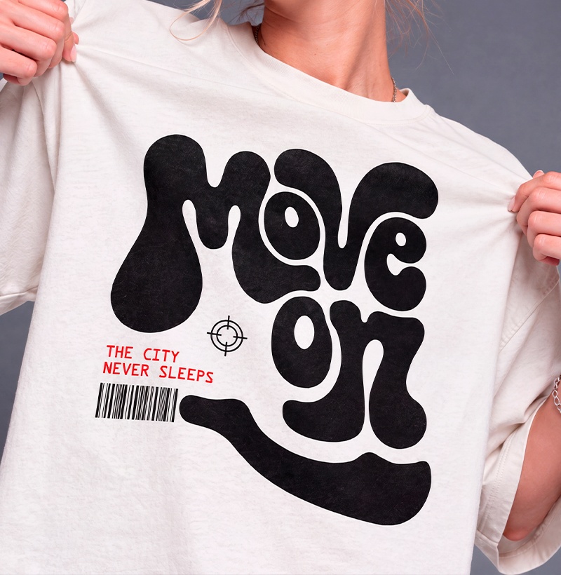 Camiseta Oversized - MOVE ON - Imagem 3