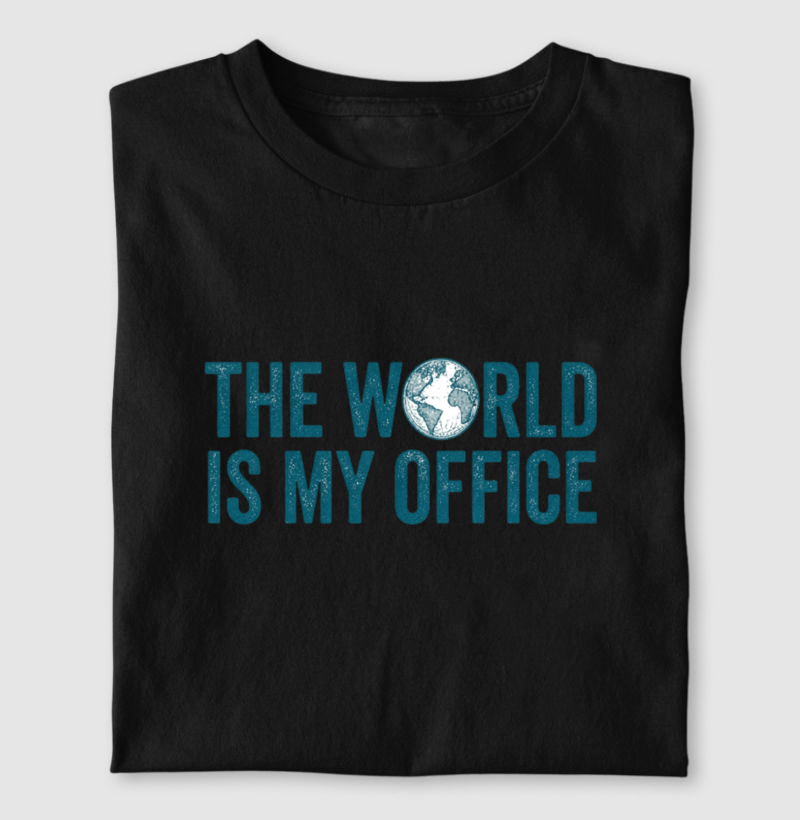 The World is my Office - letra colorida - Imagem 2