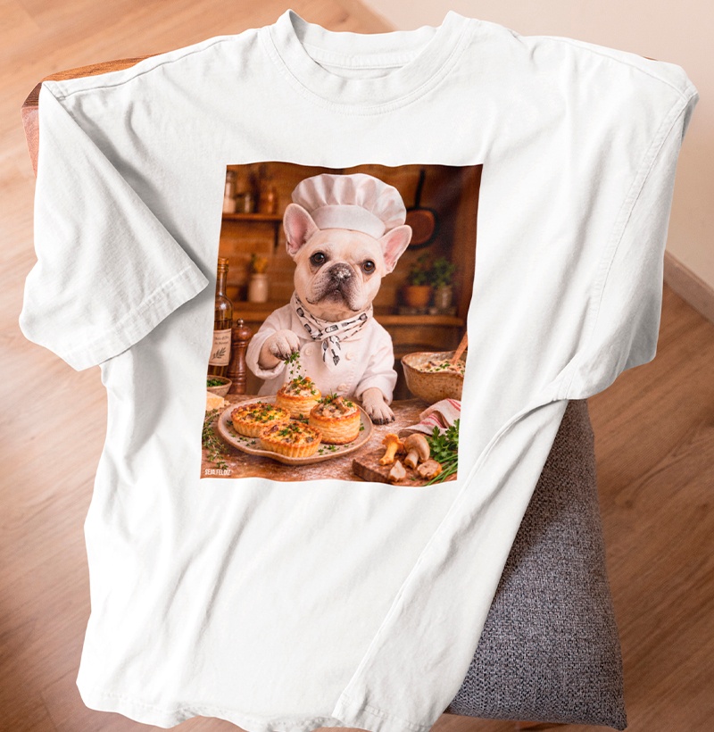 Frenchie Chef à Française 🇫🇷🐾Branco - Imagem 4