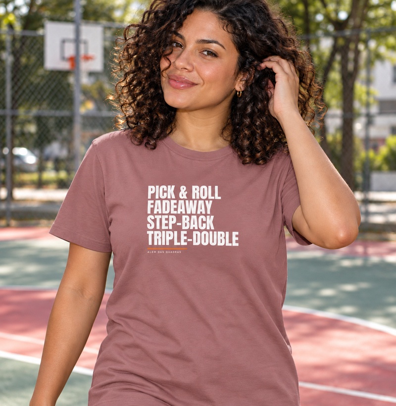 Camiseta Repertório de Jogo — Pick & Roll ao Triple Double. - Imagem 3