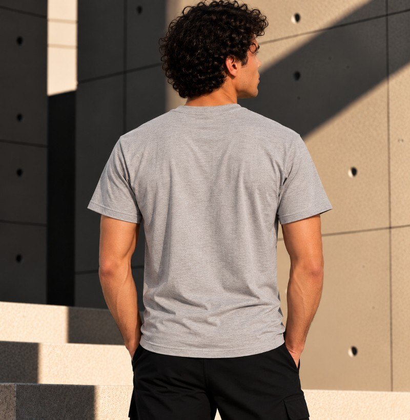 TRM Timeless Tee Mescla Black Logo - Imagem 2
