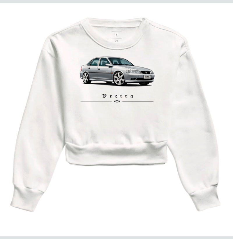Moletom cropped feminino Vectra - Imagem 4