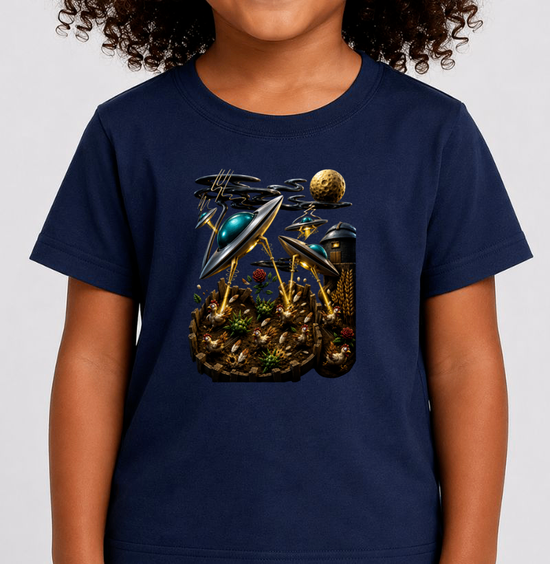 Camiseta Infantil  Atack Alien - Imagem 4