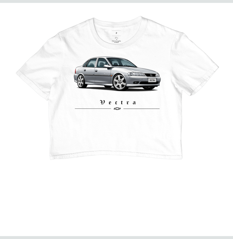 Camiseta cropped feminina Vectra - Imagem 4
