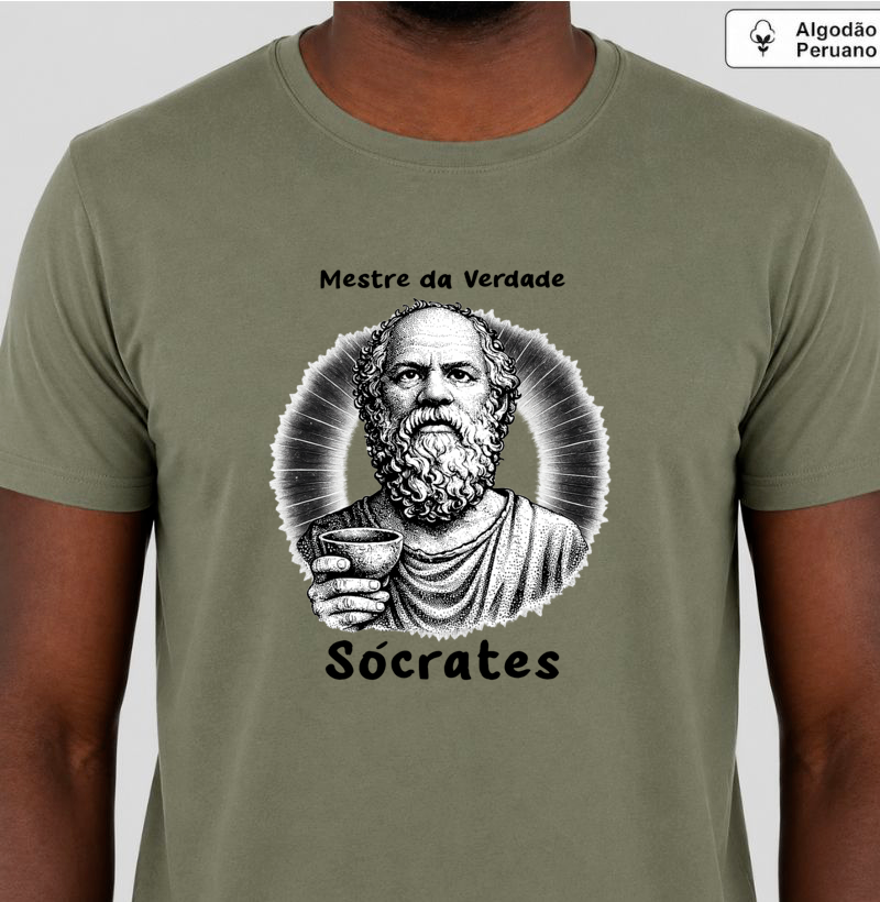 Sócrates • Mestre da Verdade (algodão peruano) - Imagem 4