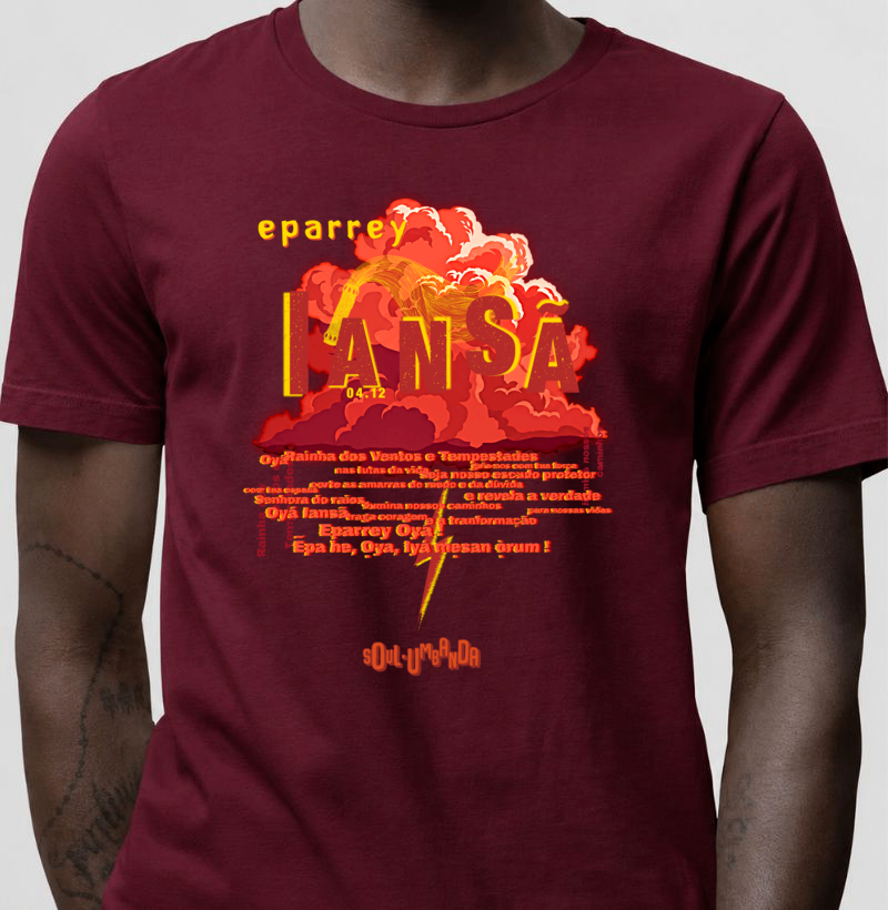 camiseta IANSÃ oração masculina - Imagem 3