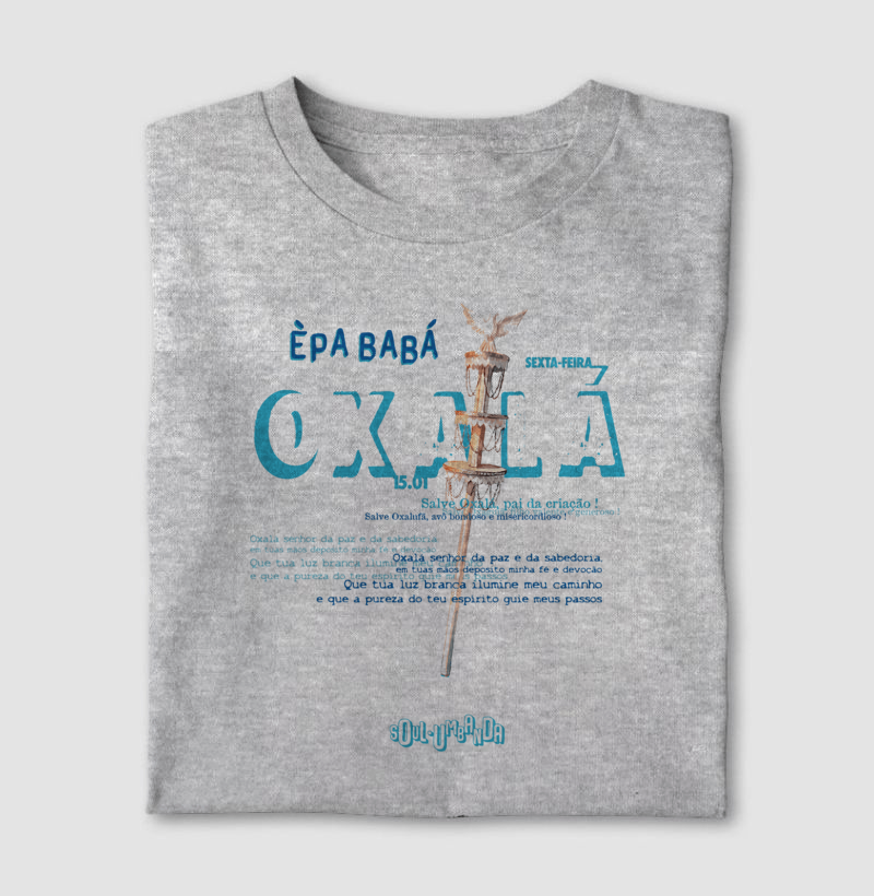 camiseta OXALÁ oração masculina - Imagem 2