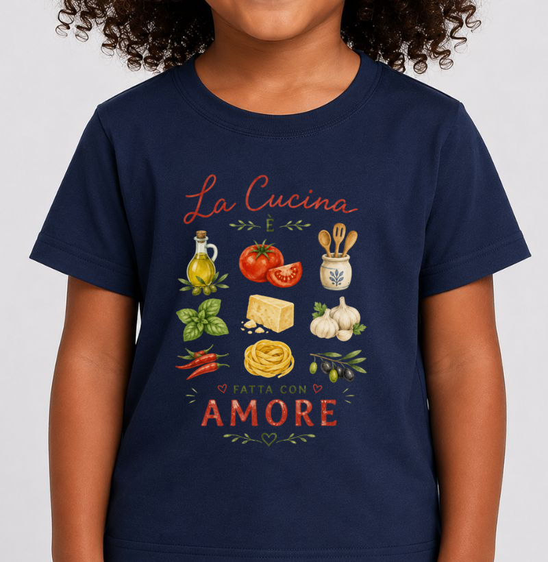Camiseta Kids Cucina e Amore - Imagem 3