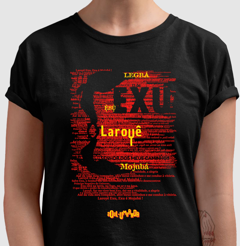 camiseta EXU oração masculina - Imagem 2