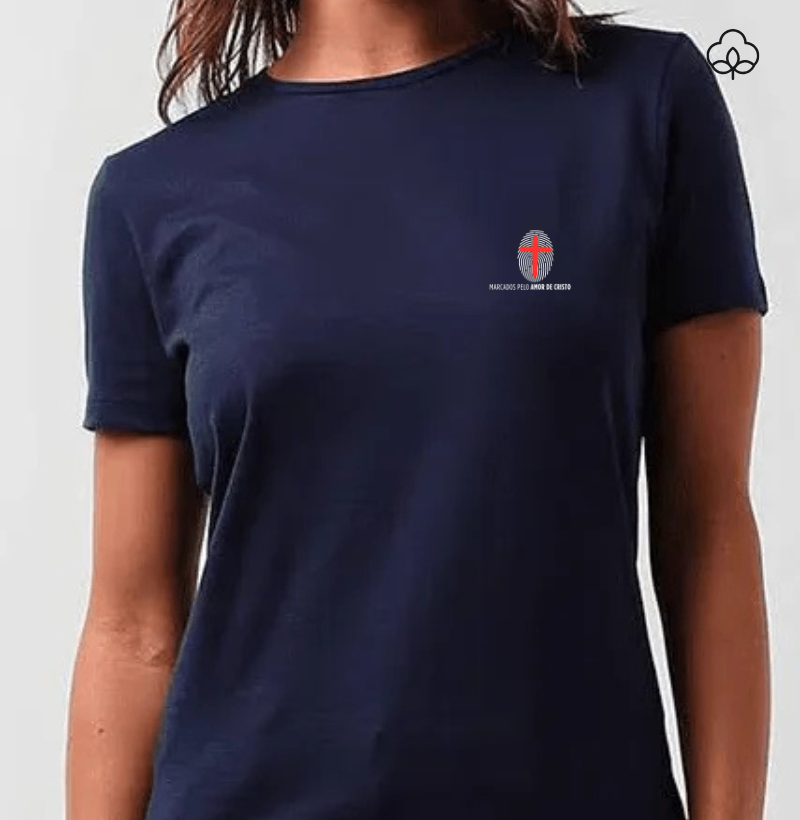 Camiseta Algodão Peruano Marcados pelo amor de Cristo - Imagem 2