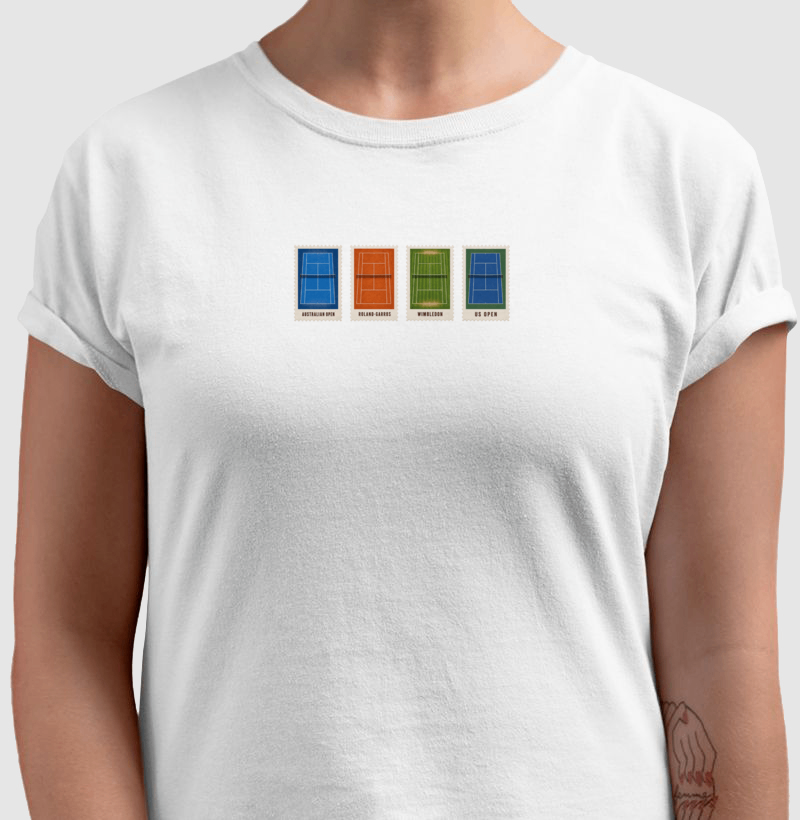 Camiseta Grand Slams (versão pequena - feminina) - Imagem 2