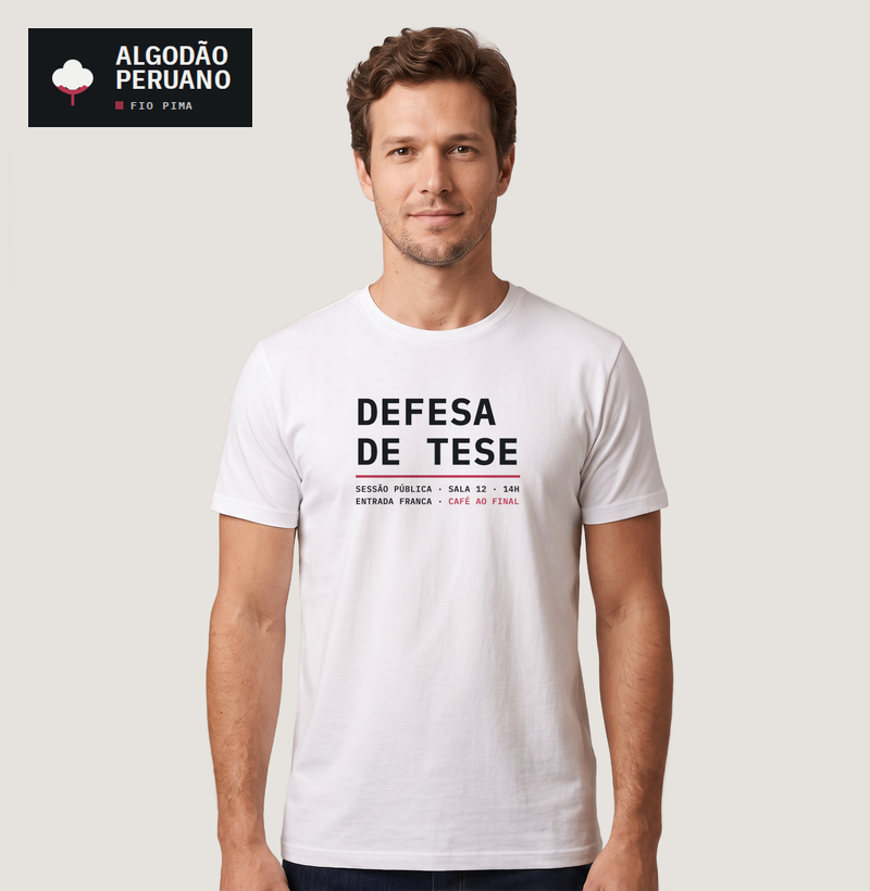 Camiseta Pima Masculina Defesa de Tese - Imagem 2