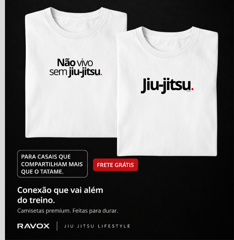 Camisetas Casal Jiu-Jitsu | Não Vivo sem Jiu-Jitsu (valor unitário) - Imagem 4