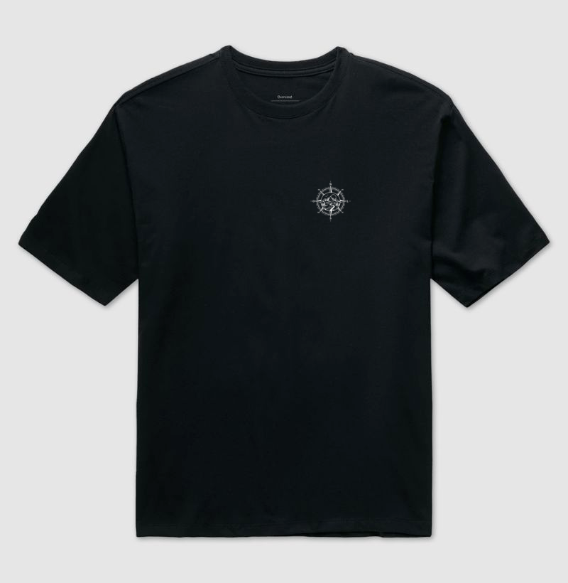 Camiseta Oversized | Unissex | Bússola do Viajante - Imagem 4