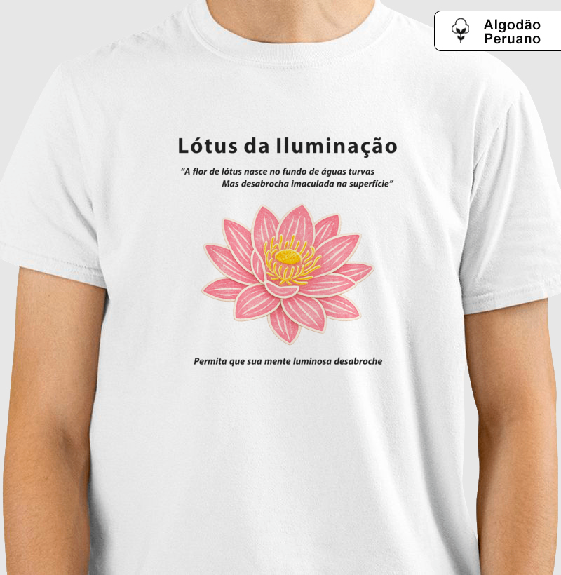 Flor de Lótus • Iluminação (algodão peruano) - Imagem 2
