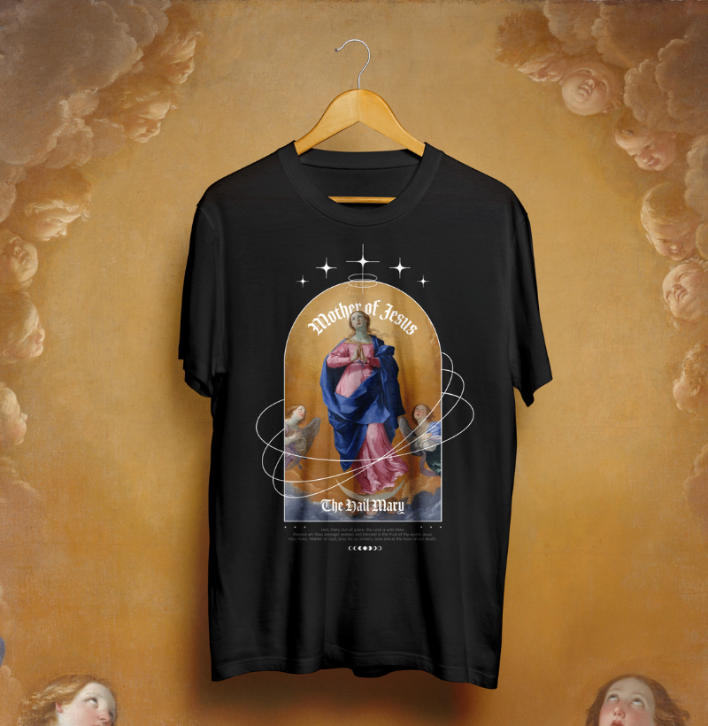 Camiseta Mother of Jesus — Hail Mary - Imagem 2