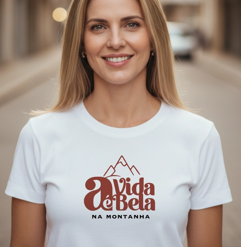 Camiseta Alma Outdoor | A Vida É Bela na Montanha - Imagem 2