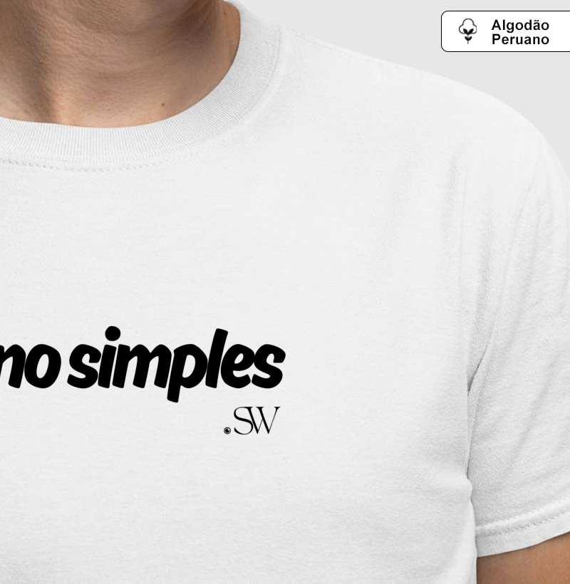 Algodão Premium | Feliz no Simples | Essência Minimalista - Shutter Wear SW 02 - Imagem 4