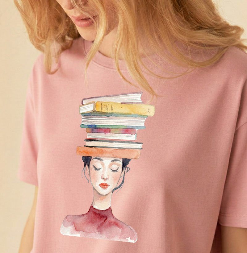 Aquarela - Muitos livros na cabeça - Imagem 2