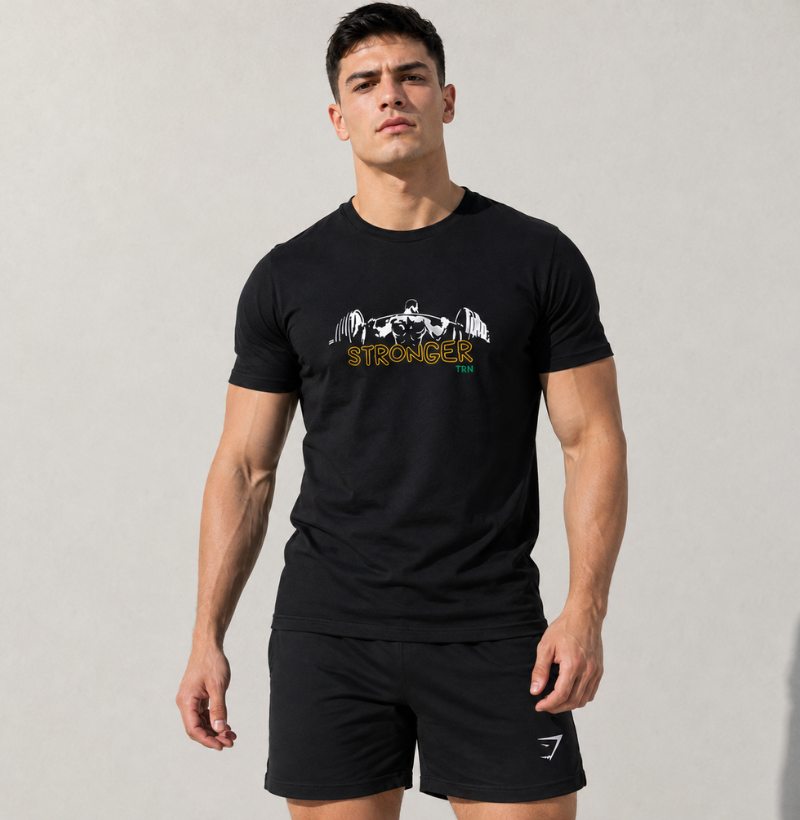 Camiseta Algodão Peruano STRONGER – TRN | Camiseta Premium Fitness para Academia - Imagem 3