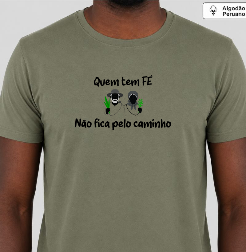 Quem tem Fé (algodão peruano) - Imagem 4