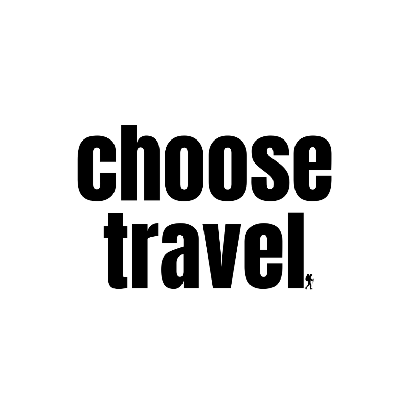 Camiseta Choose Travel | Frase Viagem Bold Minimalista | Colecao Viciados em Viagem - Imagem 2
