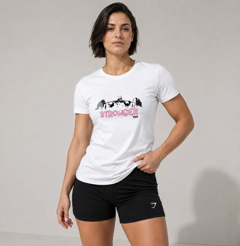 Camiseta Algodão Peruano STRONGER – TRN | Camiseta Premium Fitness para Academia - Imagem 2