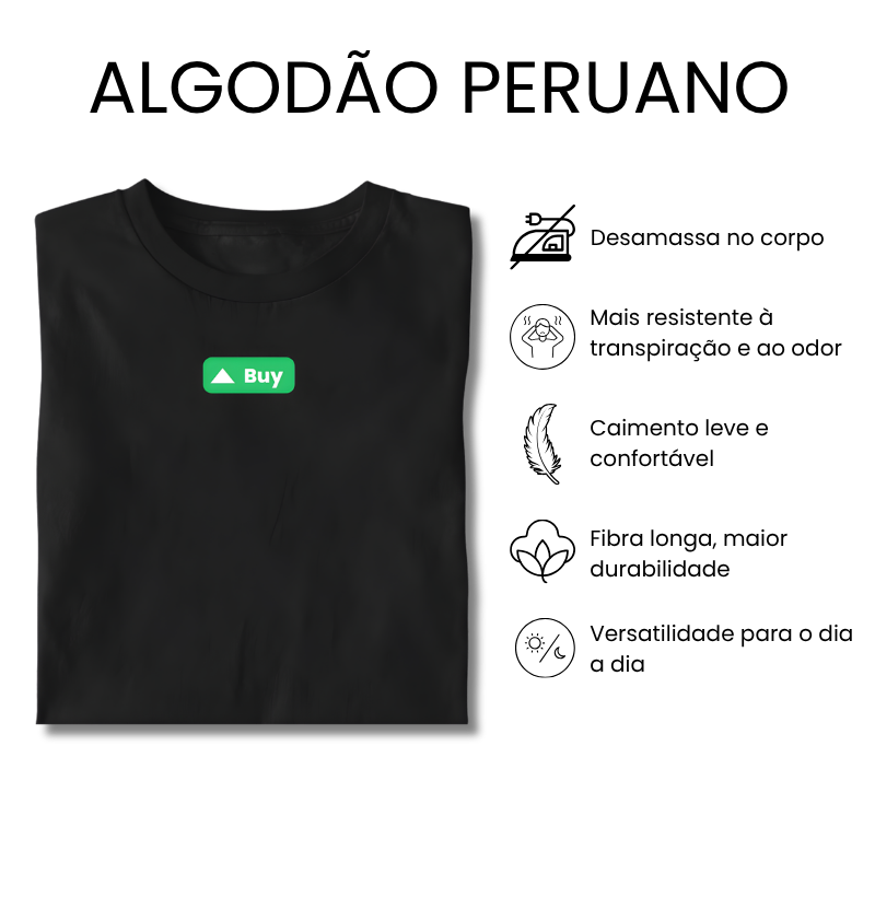 Camiseta Algodão Peruano Trader Buy - Imagem 2