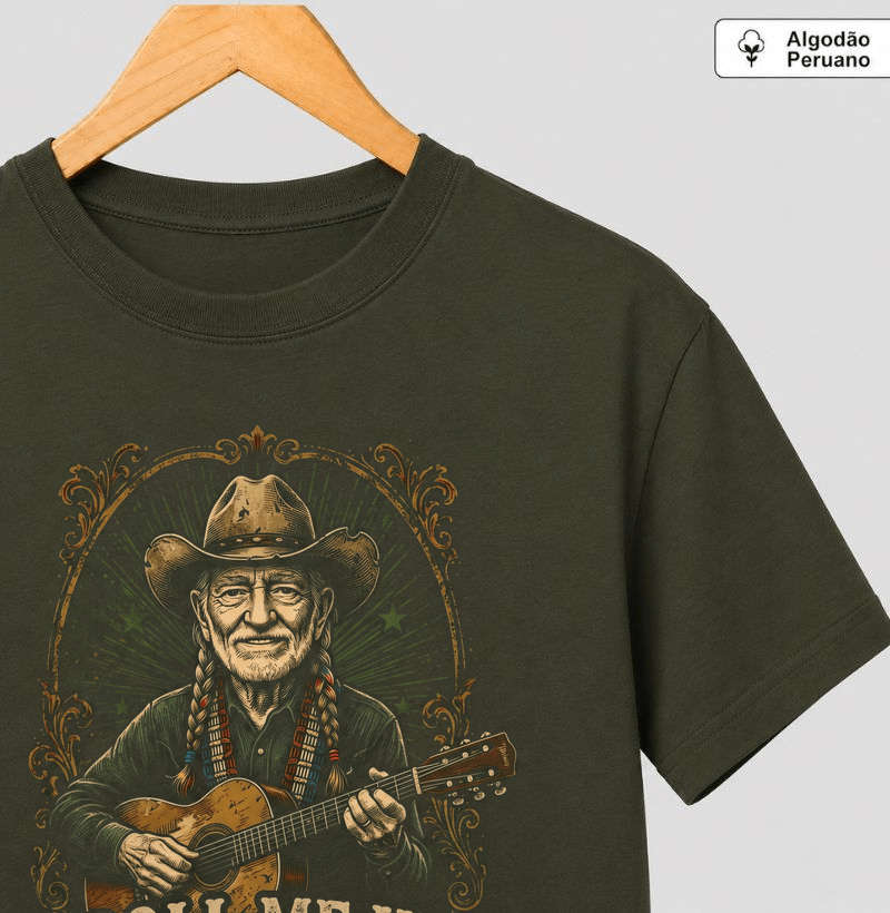 Camiseta Country Smoke me Willie - Imagem 3