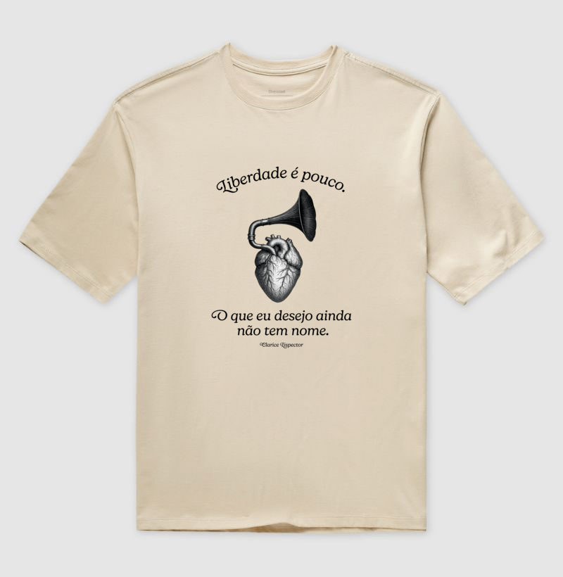 Camiseta - Clarice - Liberdade é pouco - Imagem 2