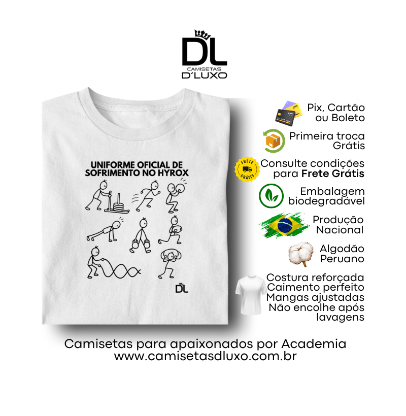 Uniforme Oficial de Sofrimento no Hyrox - Imagem 4