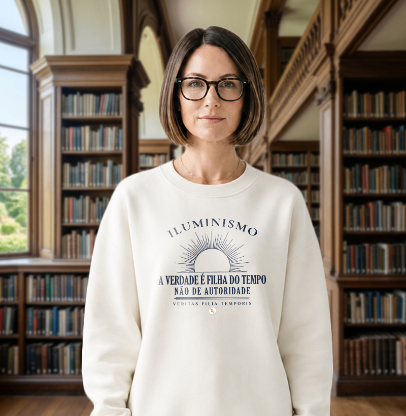 Camiseta O Sol da Razão — Iluminismo | A Verdade é Filha do Tempo - Imagem 3