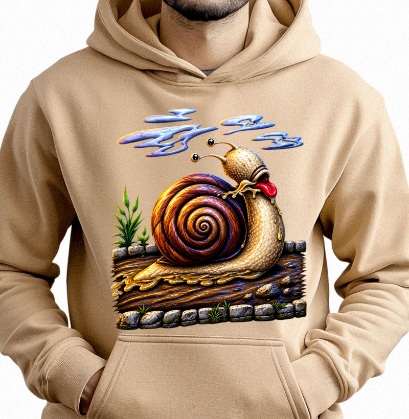 Hoodie Moletom Caracol 3D - Imagem 3