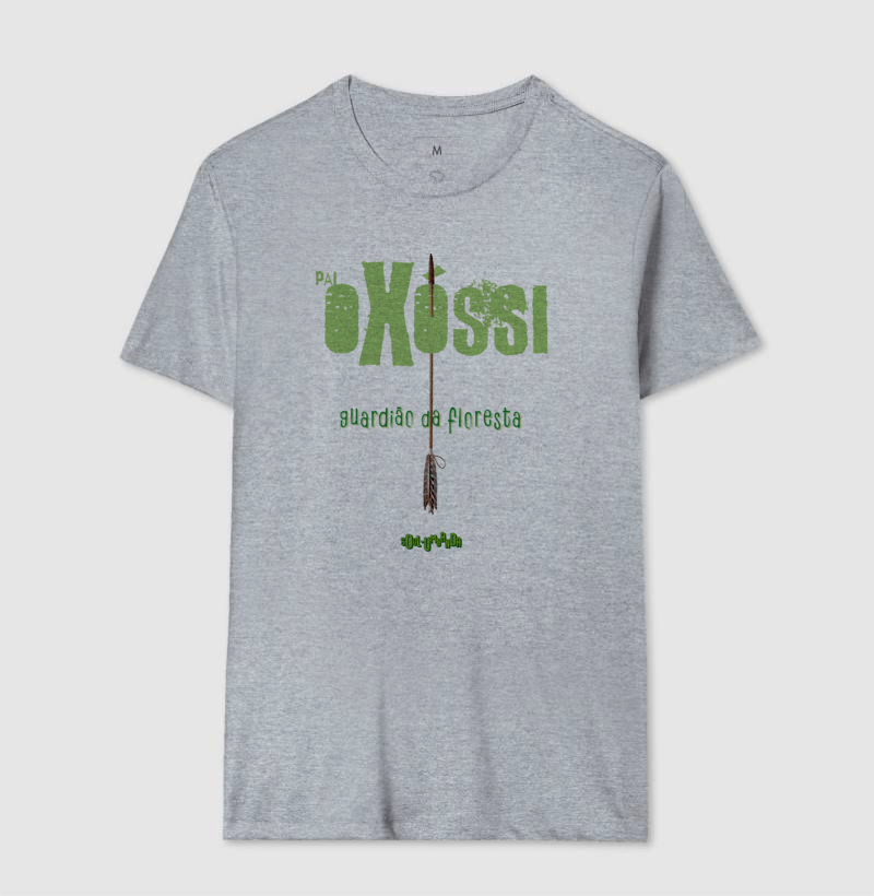 camiseta OXÓSSI guardião da floresta masculina - Imagem 2