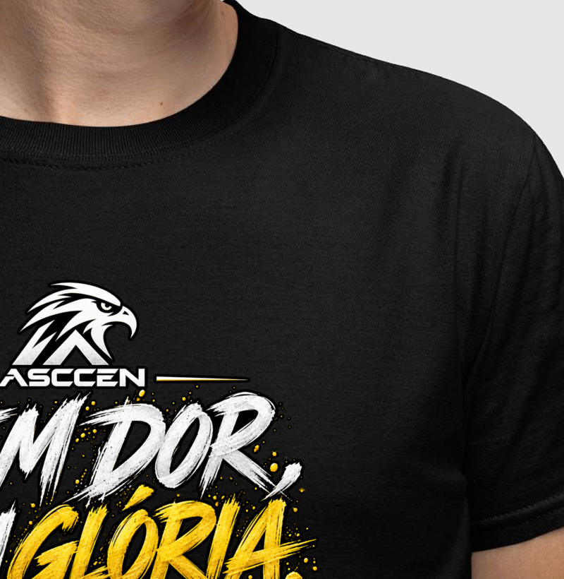 CAMISETA ASCCEN SEM DOR E SEM GANHO - Imagem 3
